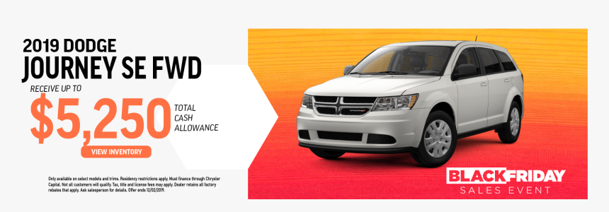 2019 Journey Se - Dodge Avenger, HD Png Download