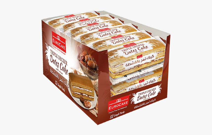 Triple Decker Dates Cake 12pc Tray - Lebkuchen, HD Png Download