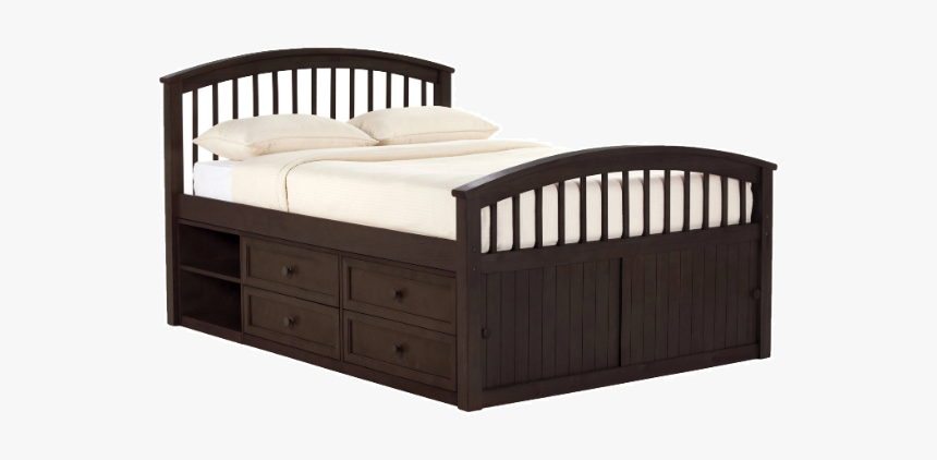 School House Captain Bed Full Size In Chocolate - Bed, HD Png Download