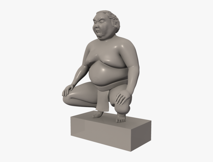 Sumo Model - Bronze Sculpture, HD Png Download