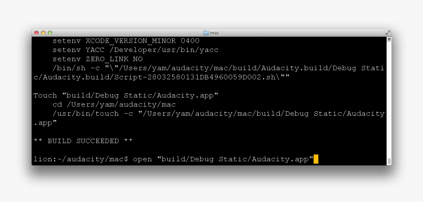 Bom Audiacty Build Xcodebuild Open - Password Reset Python Code, HD Png Download