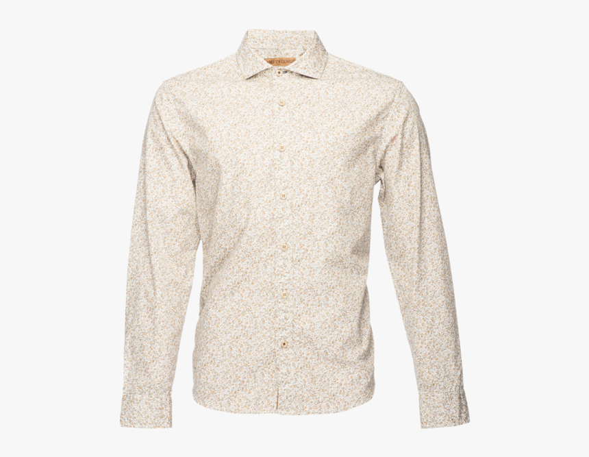Earnest Spread Collar In Floral Print - Long-sleeved T-shirt, HD Png Download