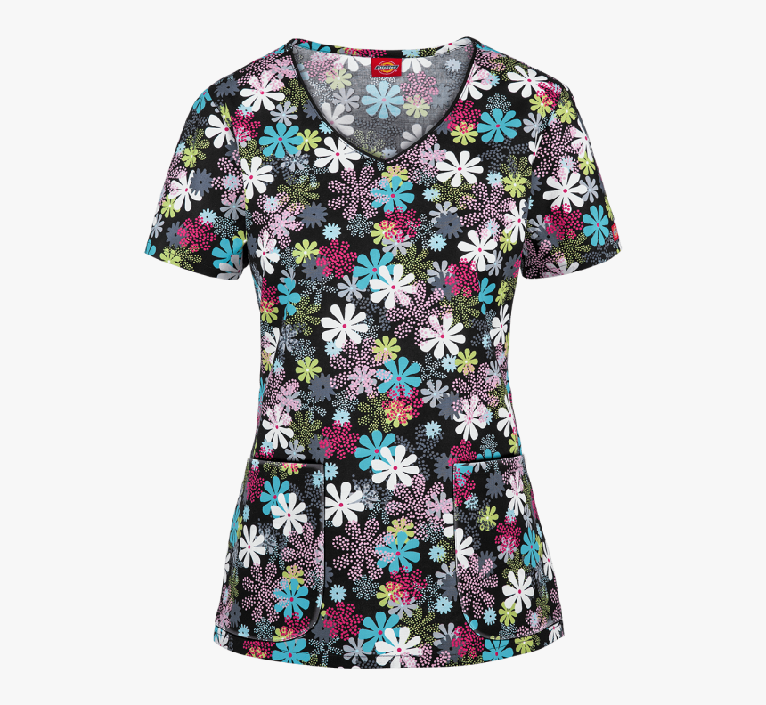 Bonprix Cicekli Dekolteli Elbise, HD Png Download