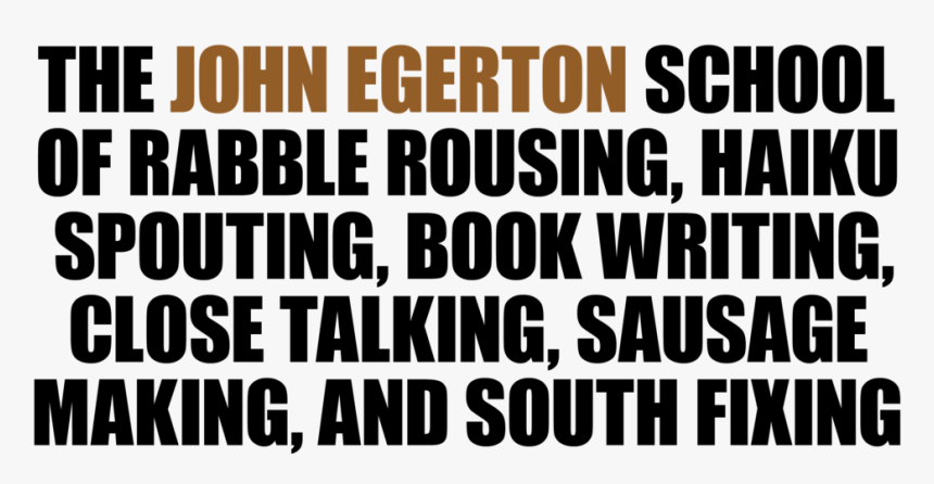 Egerton-title - Poster, HD Png Download