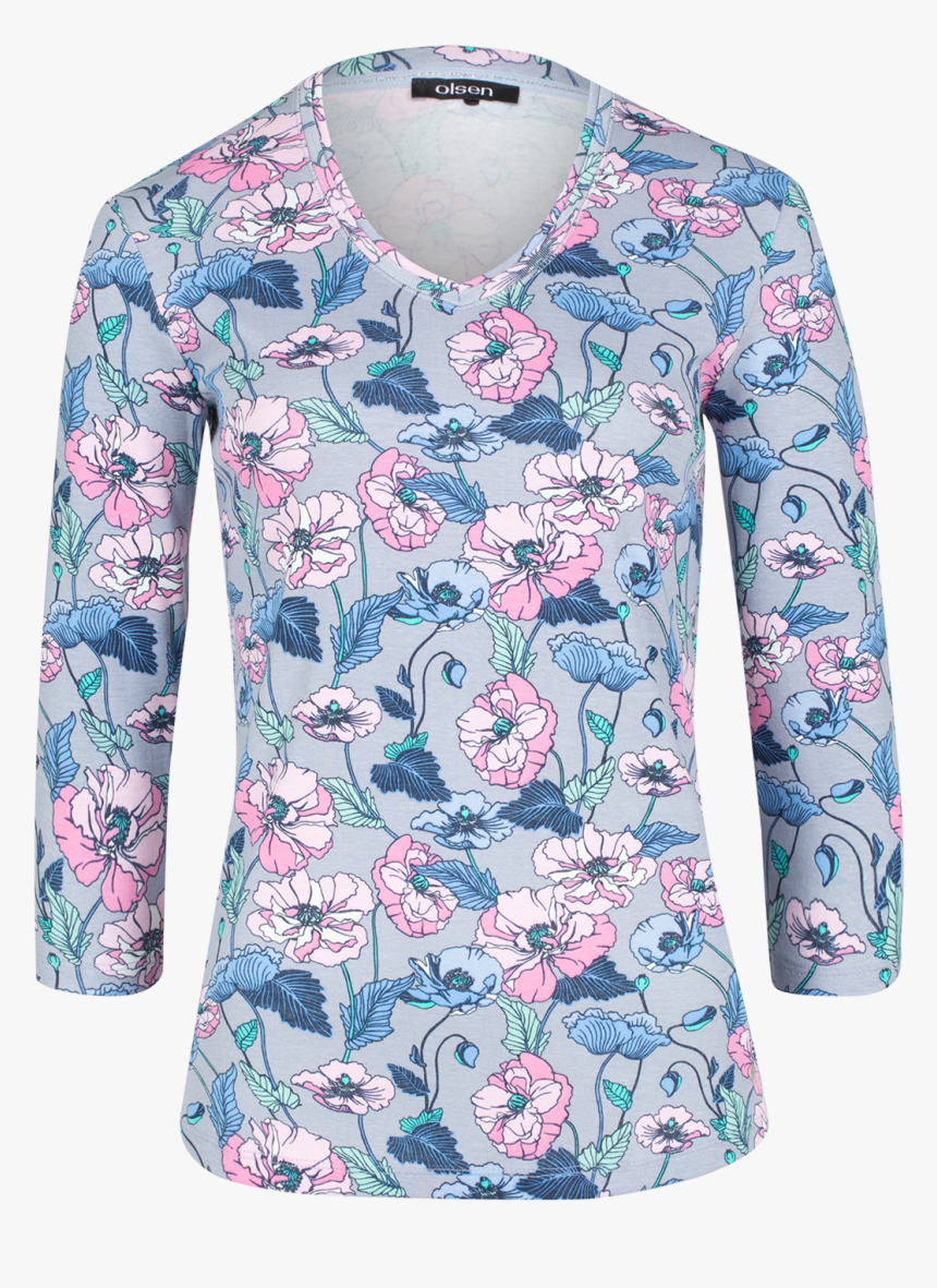 Long-sleeved T-shirt, HD Png Download
