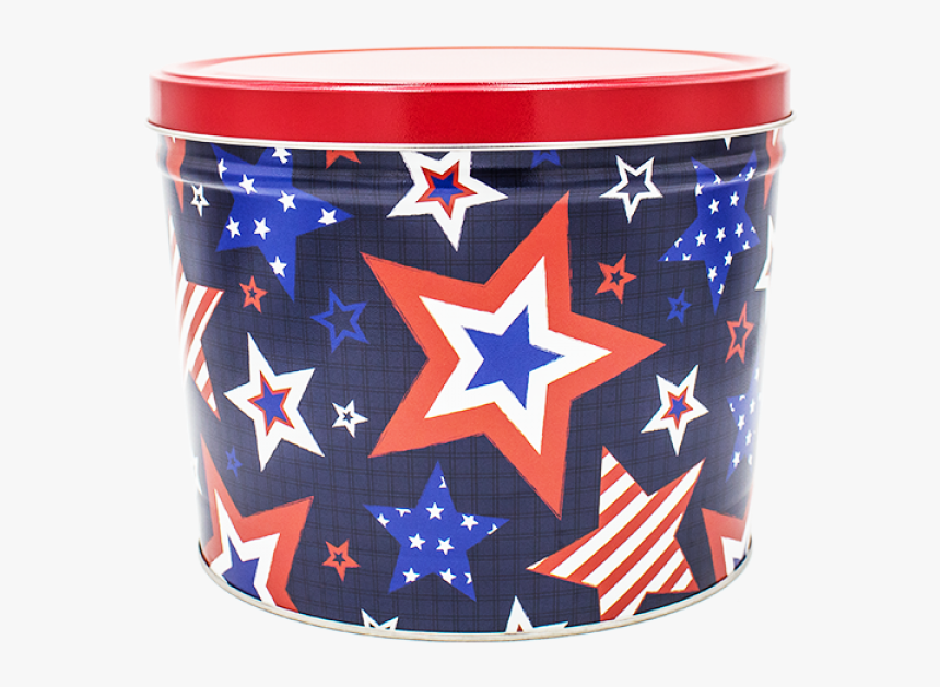 Americana Popcorn Tin, HD Png Download