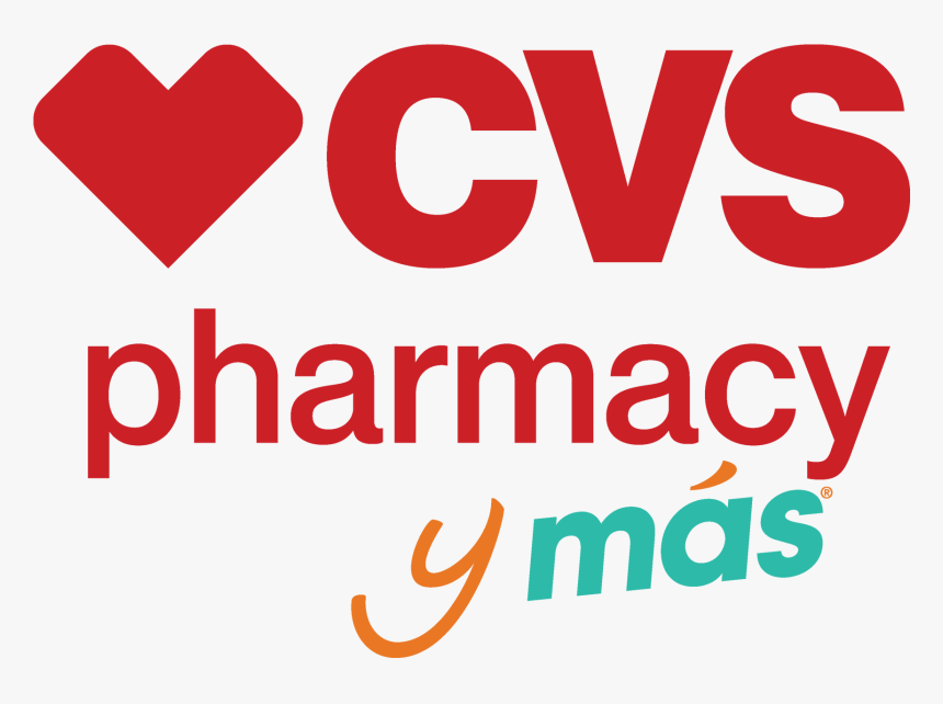 Cvs Pharmacy Y Mas Logo Stacked - Cvs Pharmacy Y Mas Logo, HD Png Download