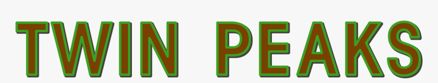Twin Peaks Title - Twin Peaks Title Png, Transparent Png