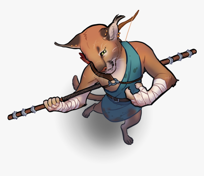 Tabaxi Drunken Master Monk, HD Png Download
