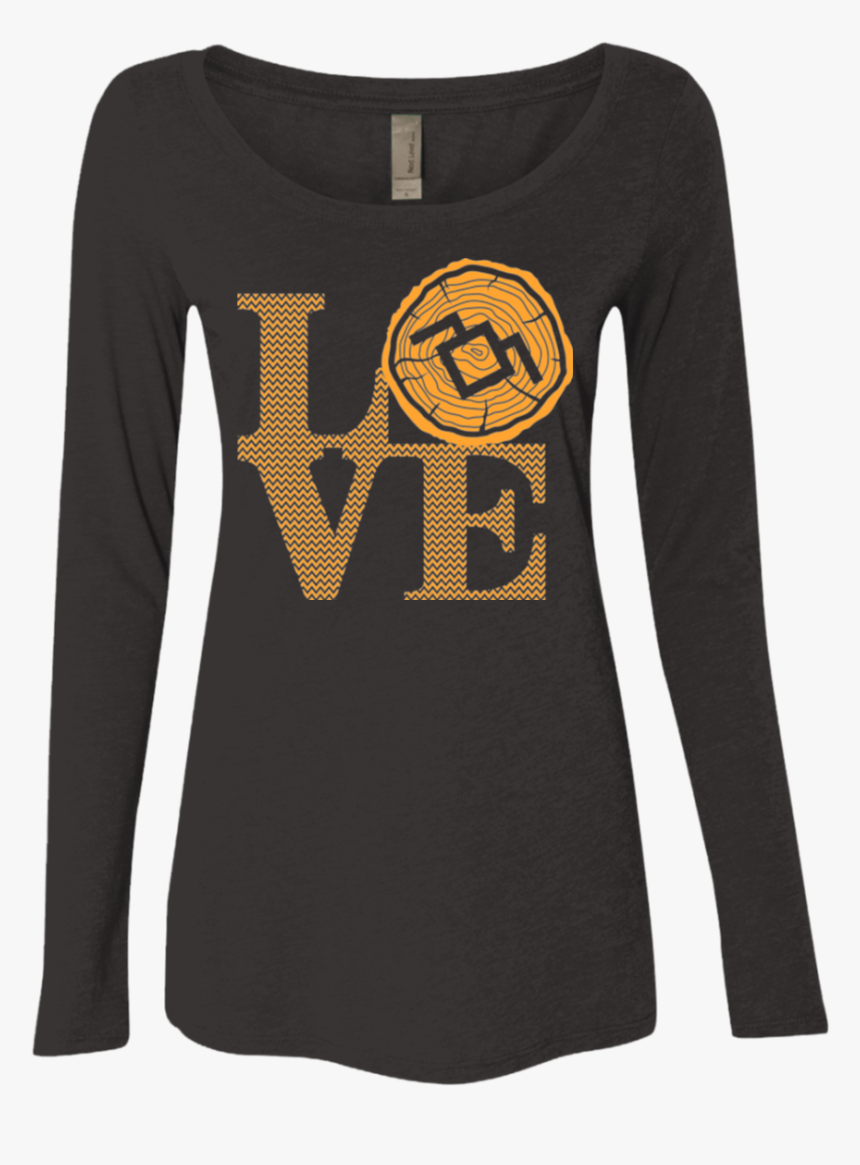 Love Twin Peaks Women S Triblend Long Sleeve Shirt - Harry Potter Işareti, HD Png Download