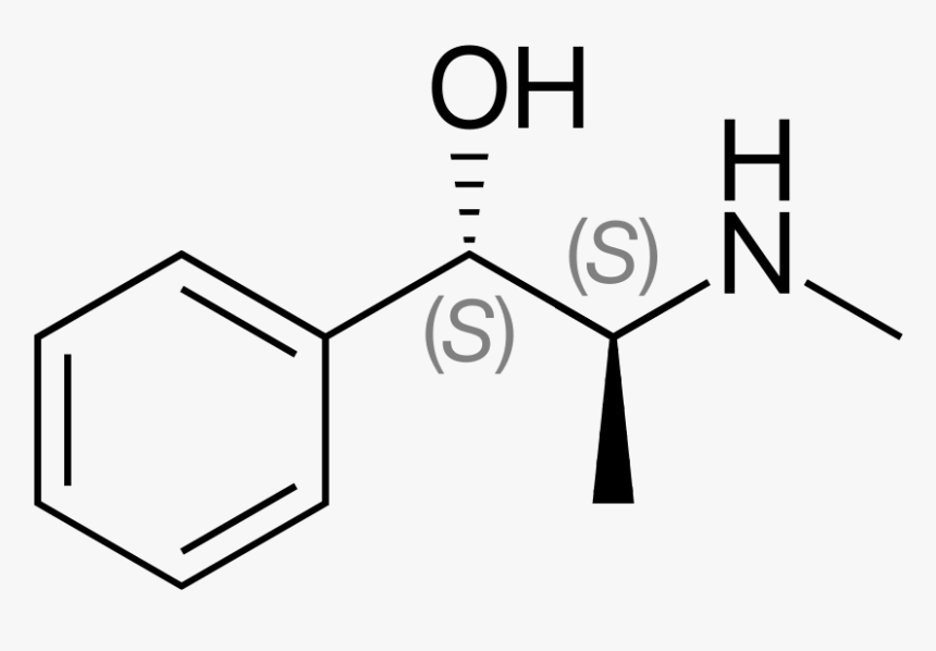 Pseudoephedrine S,s Ephedrine Comparison - Pseudoephedrine Ephedrine, HD Png Download