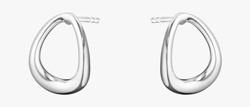 Georg Jensen Øreringe Sølv, HD Png Download