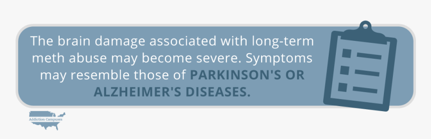 Com Long-term Effects From Methamphetamine Abuse Parkinson - Addiction Campuses, HD Png Download