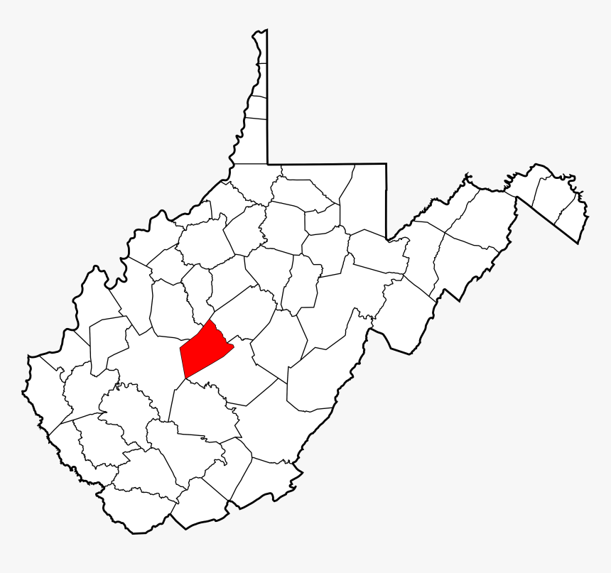 Map Of West Virginia, HD Png Download