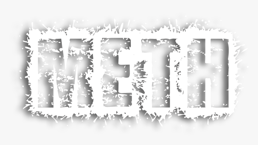 Meth Logo White N Clear Meth Logo - Zombro, HD Png Download