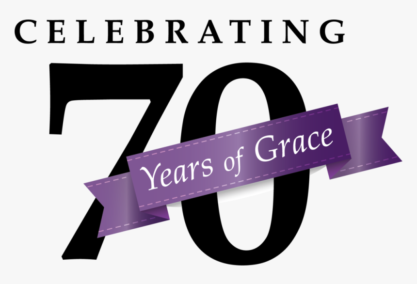 Olg School 70th Logo Option1 Black - Graphic Design, HD Png Download