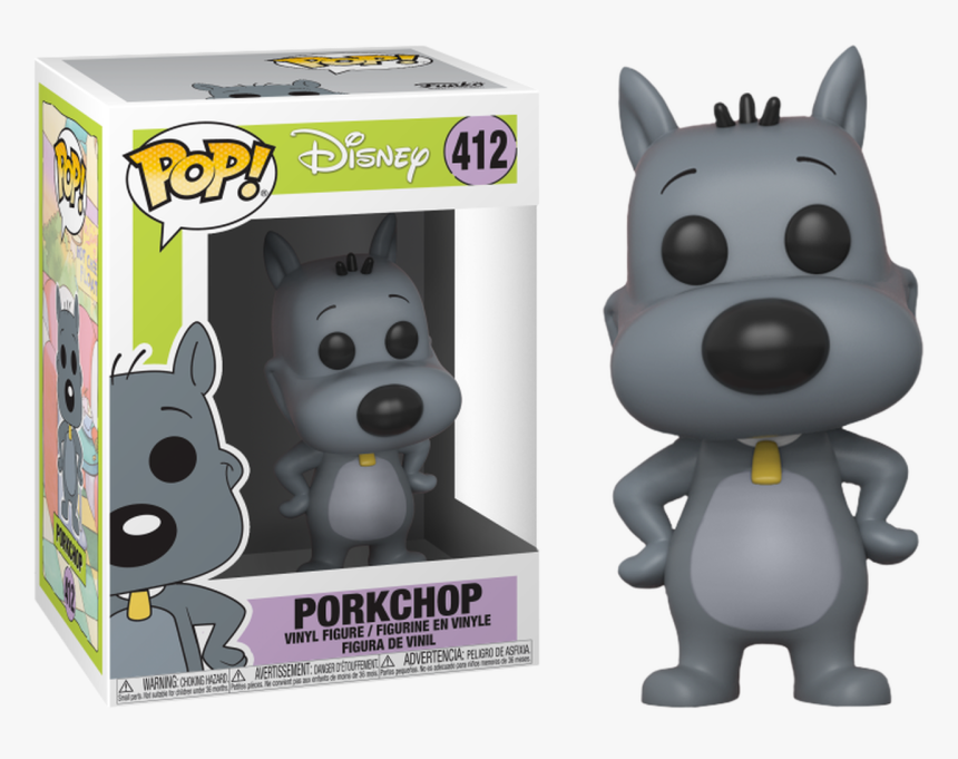 Porkchop Pop Vinyl Figure - Funko Pop Disney Doug Porkchop 412, HD Png Download
