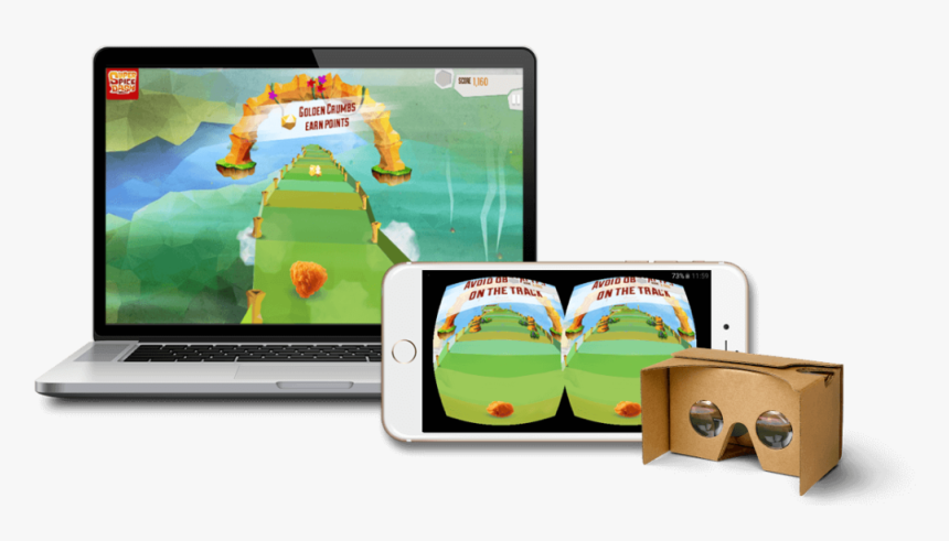 Gamezboost Vr Html5 Game For Google Cardboard - Flat Panel Display, HD Png Download