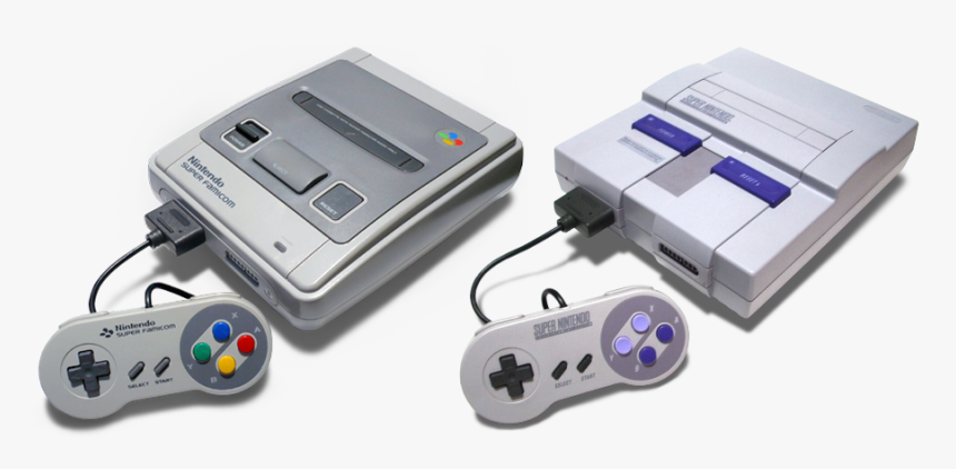 Jpn Superfamicom - Super Nintendo Vs Famicom, HD Png Download