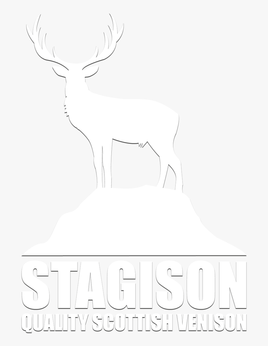 White Stagison Logo Of A Stag - Can T Let You Brew, HD Png Download