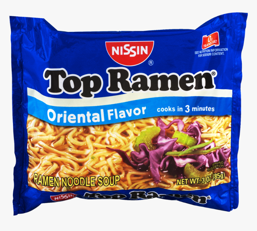 Nissin Top Ramen Oriental Flavor, 3 Oz , Png Download - Top Ramen Oriental Flavor, Transparent Png