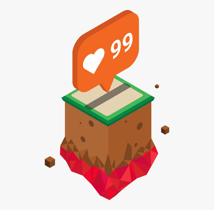 A Loveheart With 99 Next To It To Represent 99 Likes - Shopping Bag, HD Png Download