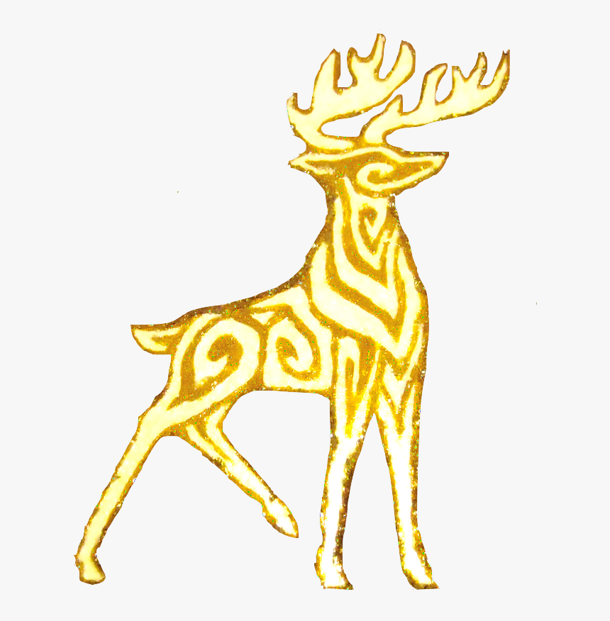 Golden Stag - Reindeer, HD Png Download