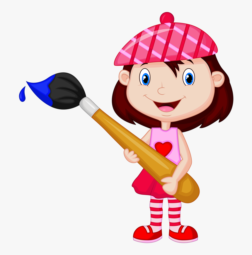 Png Pinterest Album - Little Painter Clipart, Transparent Png