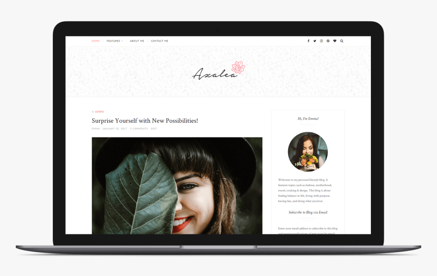 Desktop Preview - Theme Para Wordpress Free, HD Png Download