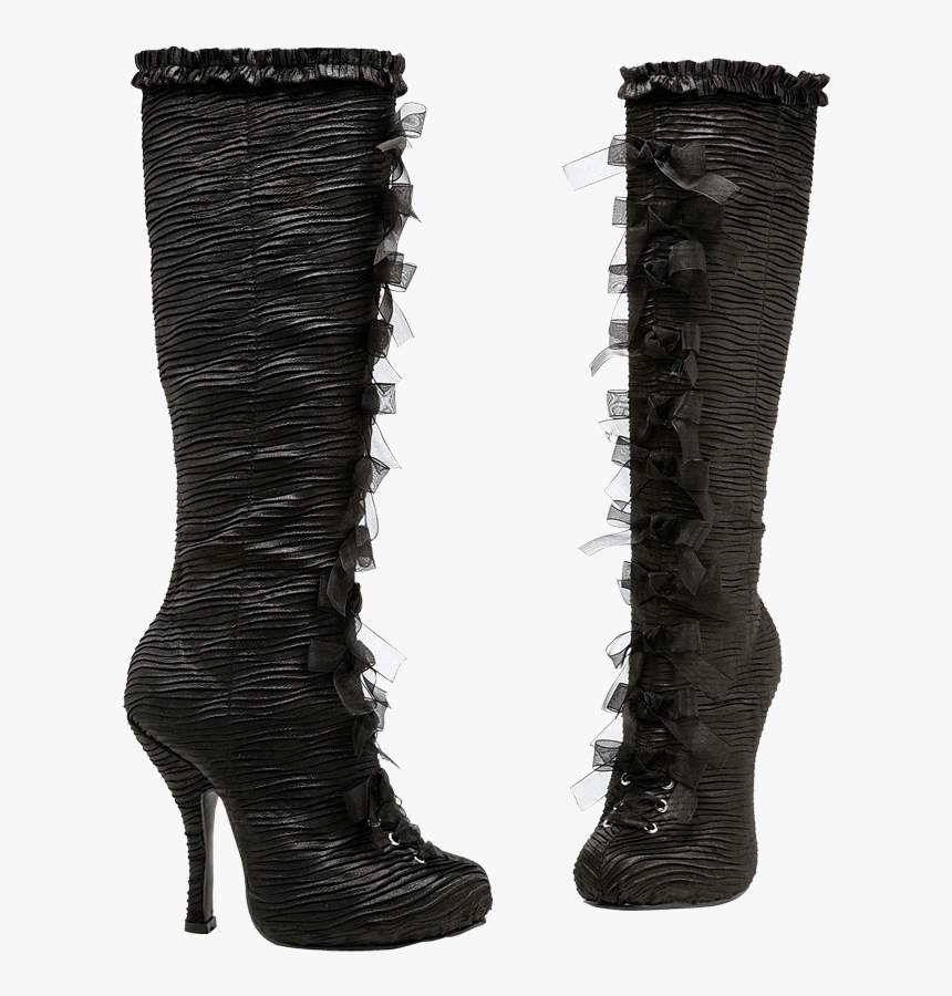Dark Fairy Tall Boots - Boot, HD Png Download