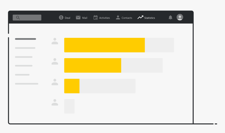 Transparent Deal With It - Pipedrive Reporting, HD Png Download