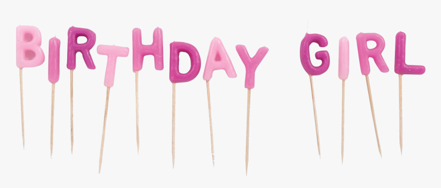 Birthday Candles Png Clipart - Happy Birthday Girl Png, Transparent Png