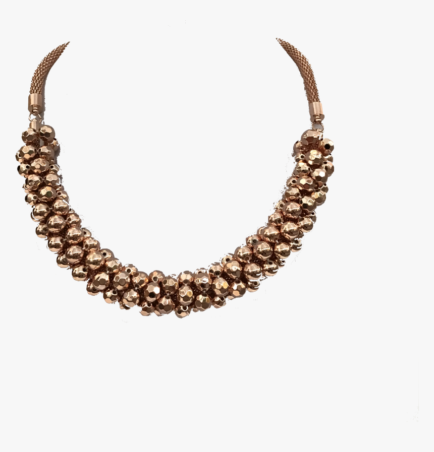 Download Gold Necklace Transparent Background For Designing - Beige Necklace Transparent Background, HD Png Download