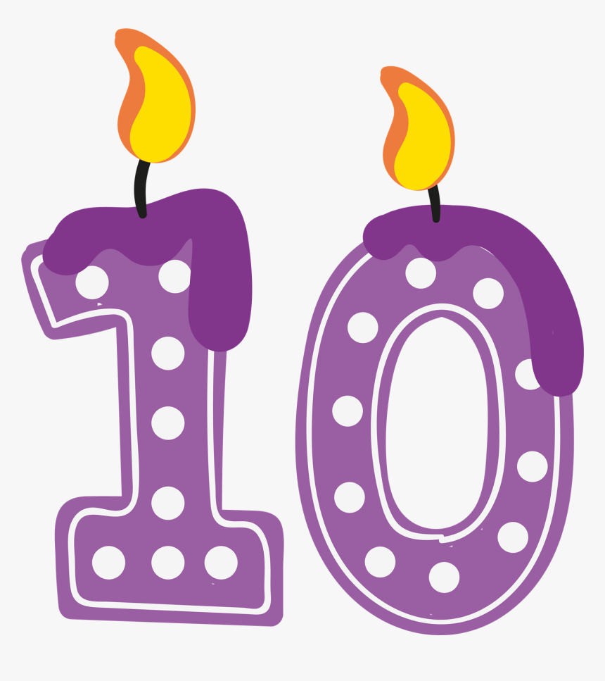 Number 1 Candle Png, Transparent Png