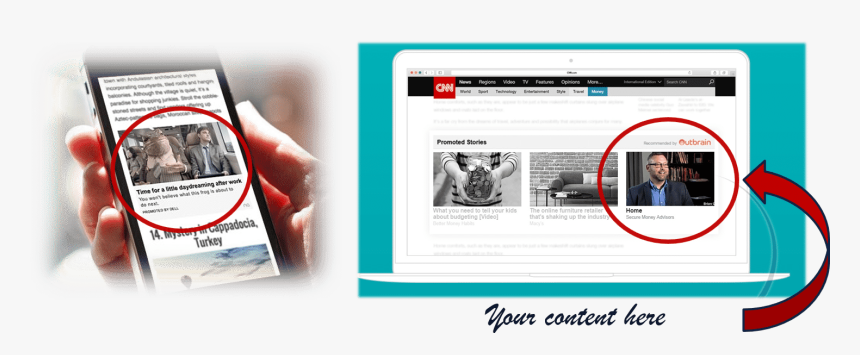 Native Ad Website Graphic - Website, HD Png Download