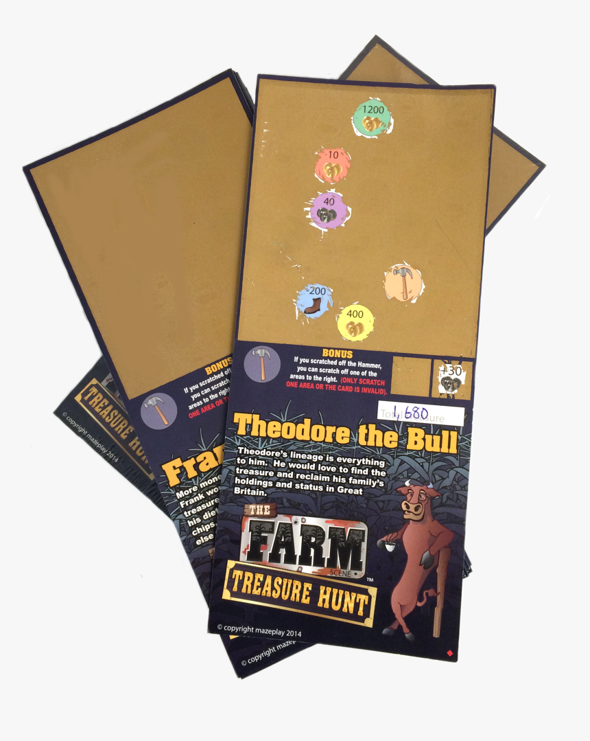 1,000 Treasure Hunt Scratch Cards - Banner, HD Png Download