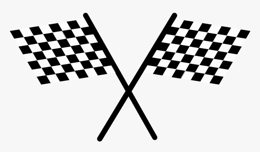 Tire Track Png - Checkered Flag No Background, Transparent Png