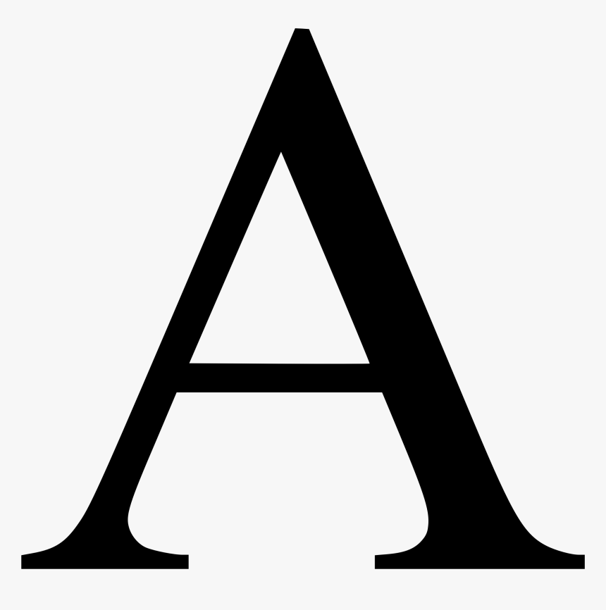A Letter Png Image File - Letter A Png, Transparent Png