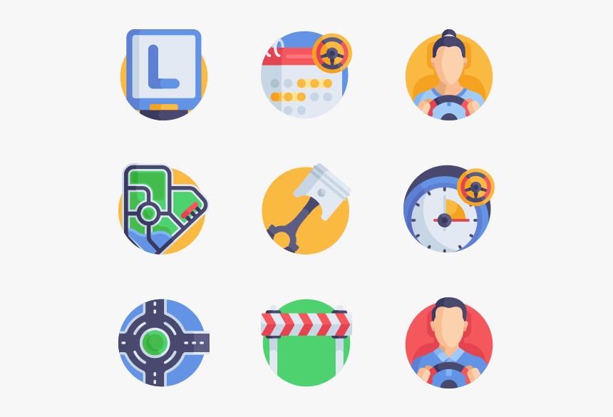 Driving School - Kindergeschirr Tiere, HD Png Download