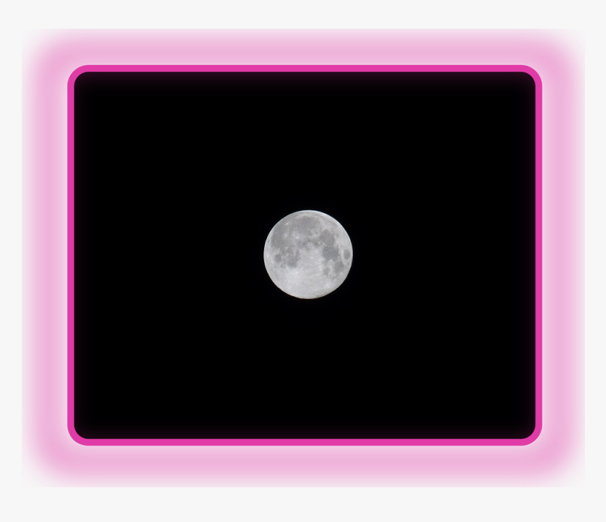 Glowing Circle Png Moon Glow - Circle, Transparent Png