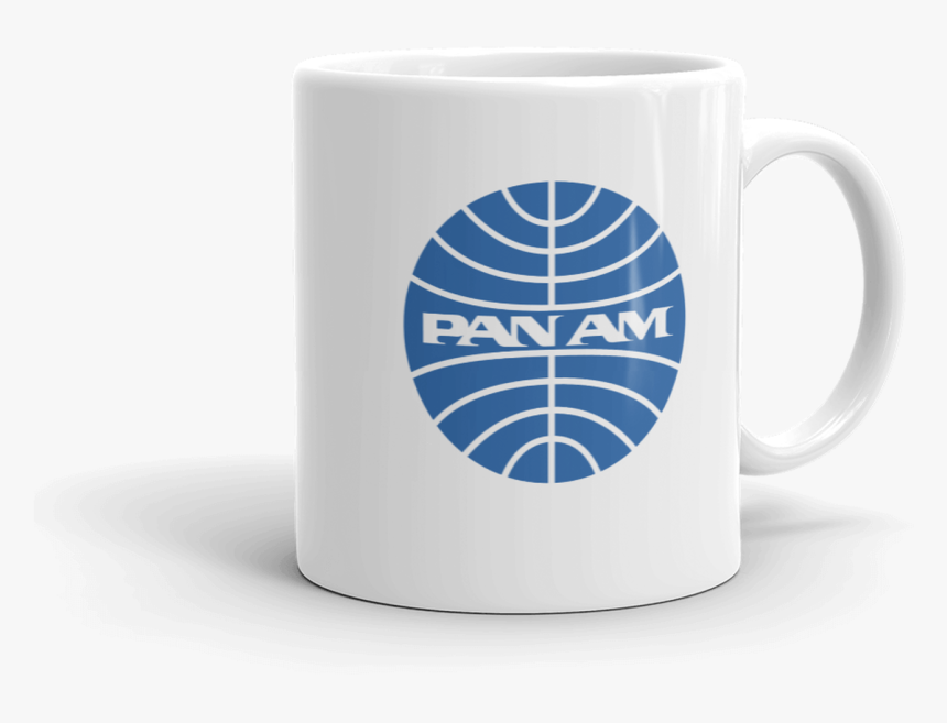 Pan Am Vintage Airline White Coffee Mug - T Shirt Pan Am, HD Png Download