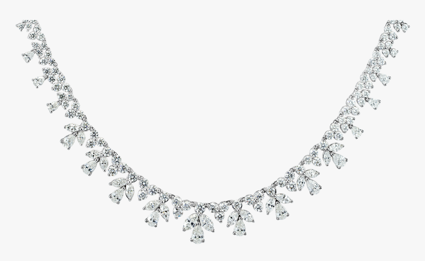 Diamond Necklaces By Graff - Gucci Link Diamond Chain, HD Png Download