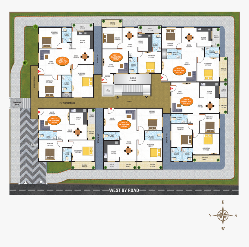 Silicon Tree Floor Plan - Floor Plan, HD Png Download