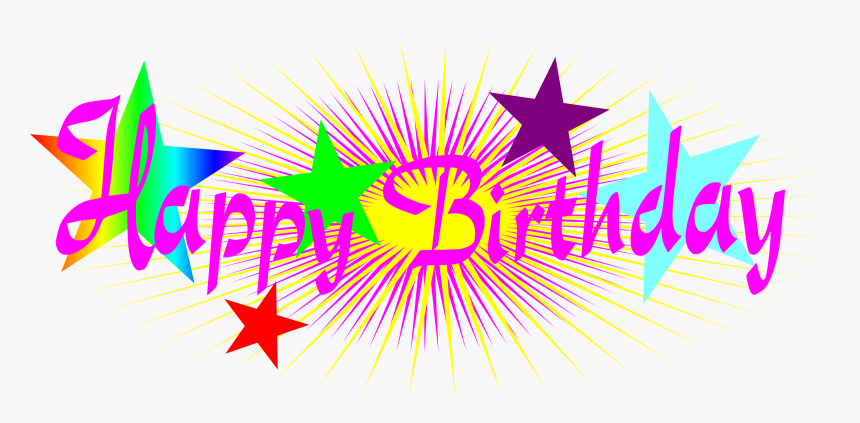 Happy Birthday Png Text, Transparent Png
