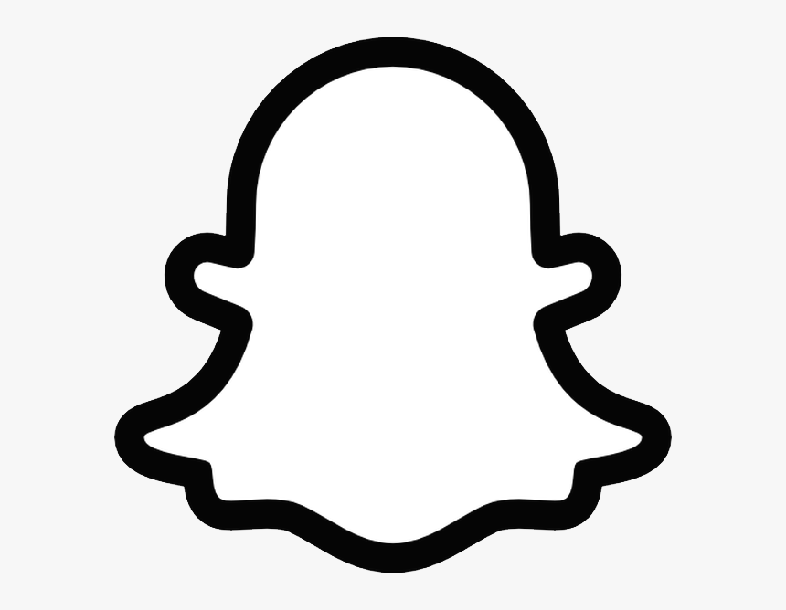 Snapchat Ghost Outline, HD Png Download