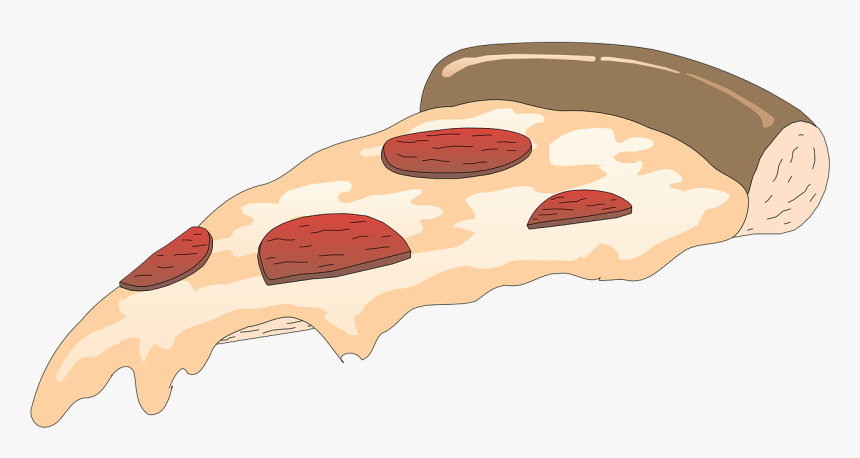 Pizza Slice Png Cartoon, Transparent Png