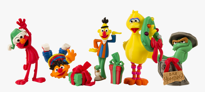 Sesame Street Characters Christmas, HD Png Download