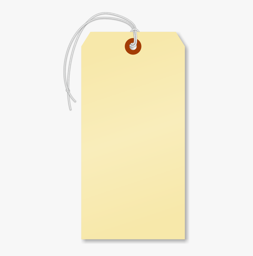 Manila 13 Point Cardstock Tag With Pre Attached Elastic Paper Luggage