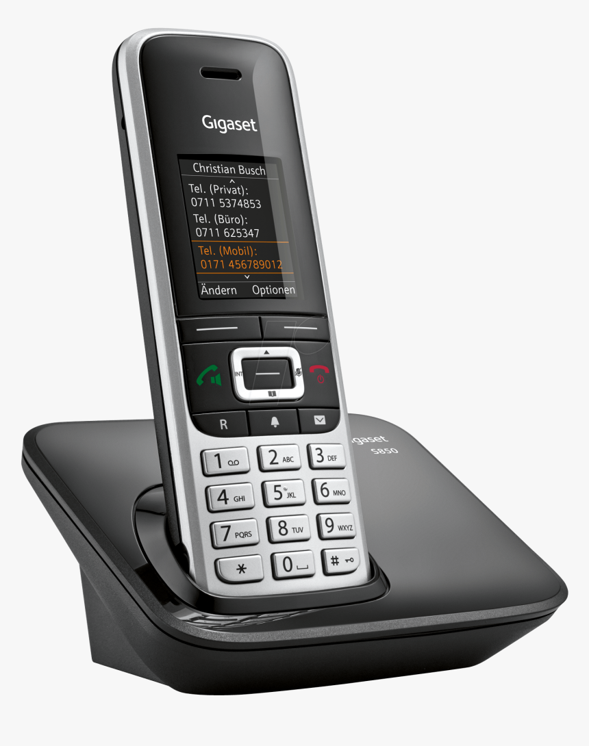 Cordless Telephone Png Download - Gigaset S850a Go, Transparent Png