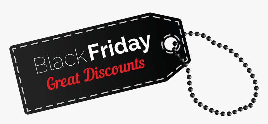 Black Friday Discount Tag Png Clipart Image - Tag Black Friday Png, Transparent Png